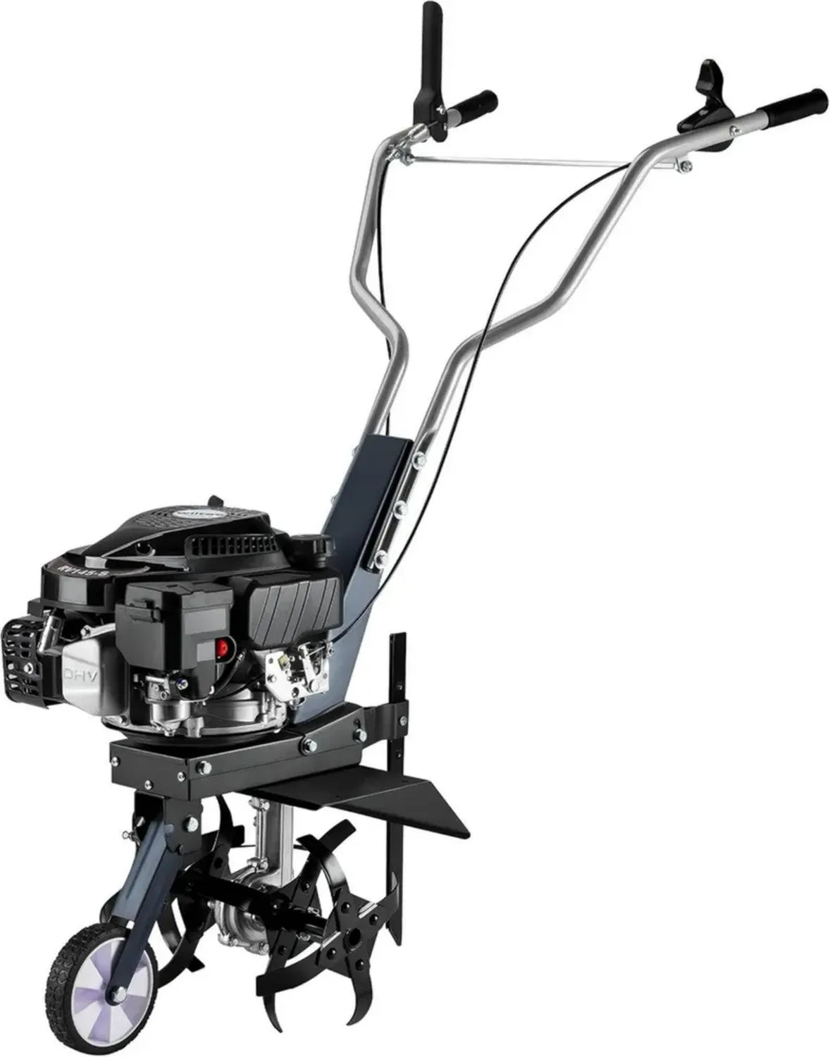 Motozappa a Benzina Wiltec, Larghezza 36 cm, Profondità 25 cm, Motore 4 Tempi 144 cc