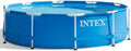 Intex Piscina Rotonda Fuori Terra con Struttura Metallica, Pompa Filtro Inclusa, 4485 L, Blu, 305x76 cm
