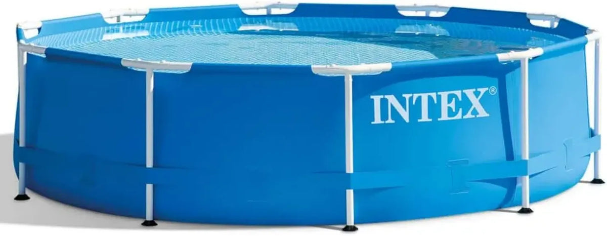 Intex Piscina Rotonda Fuori Terra con Struttura Metallica, Pompa Filtro Inclusa, 4485 L, Blu, 305x76 cm