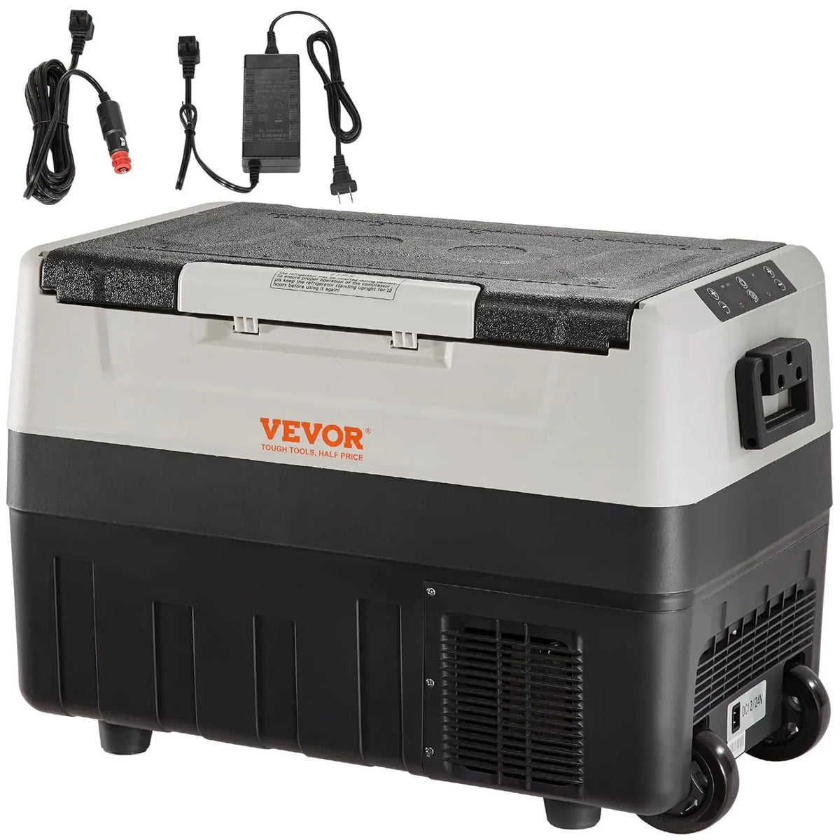 Frigorifero Portatile 35L VEVOR con Compressore e Doppia Zona, -20°C a 10°C, Ideale per Auto, Campeggio e Barca