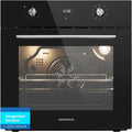 Forno da Incasso 60cm, 70L, Aria Calda 4D, 8 Funzioni, Riscaldamento Rapido, Timer, Sicurezza Bambini, Classe Energetica A, Nero