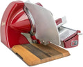 Affettatrice Rossa Berkel Home Line 250 con Tagliere in Legno Artigianale