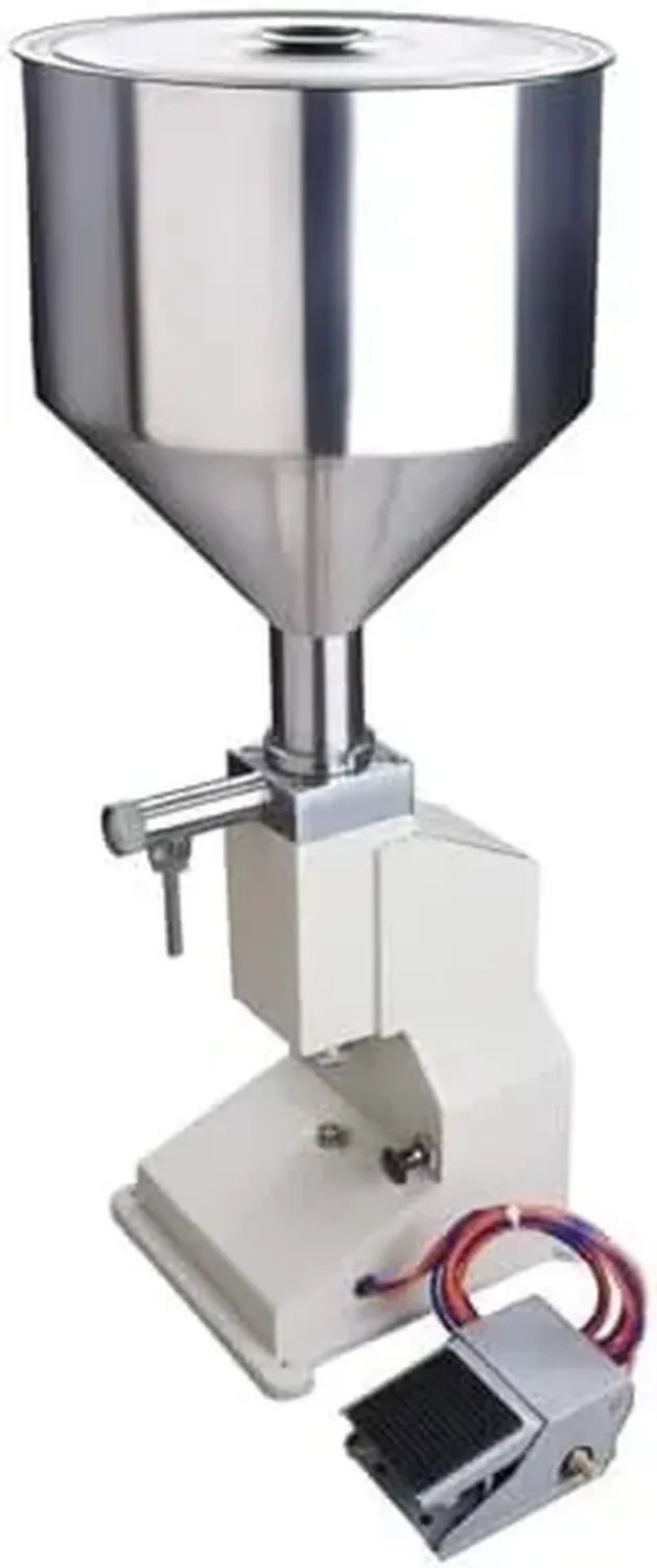 Riempitrice Pneumatica in Acciaio Inossidabile per Liquidi e Creme 5-50 ml