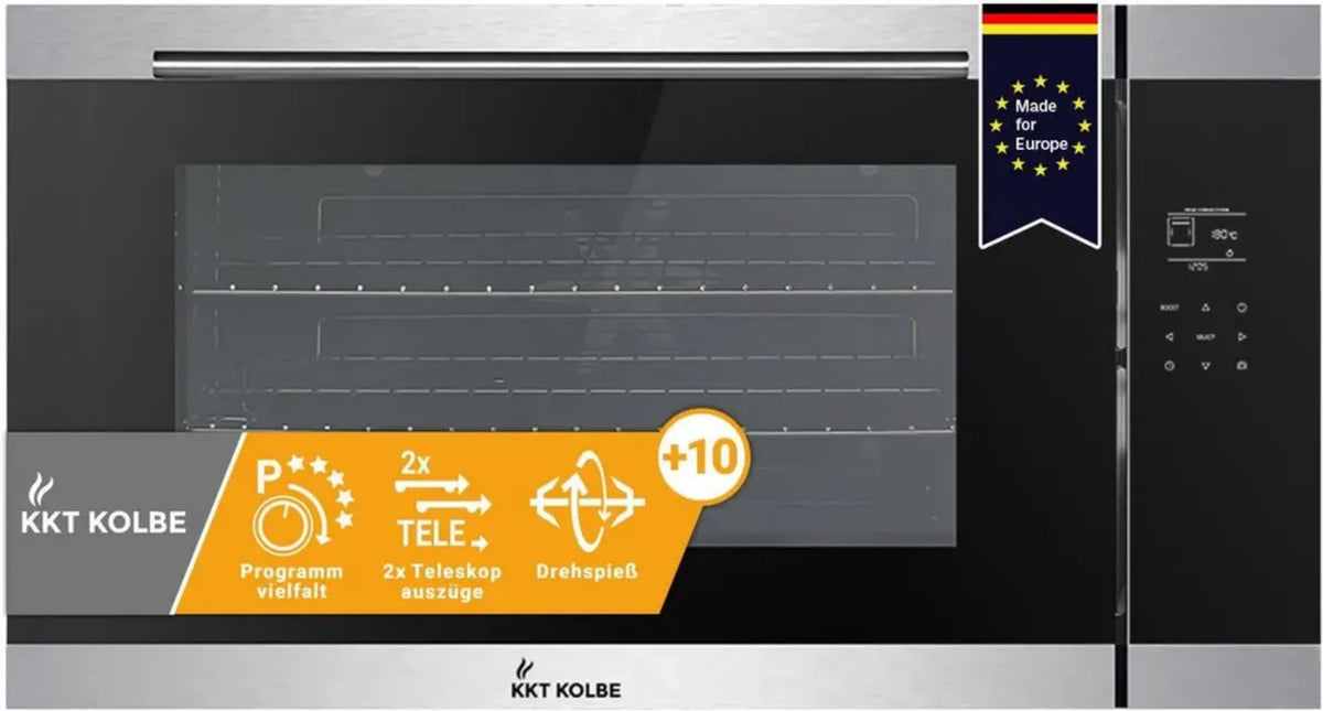 Forno da Incasso 90 cm 96L 3,4kW con Rosticceria e Variazioni di Aria KKT KOLBE