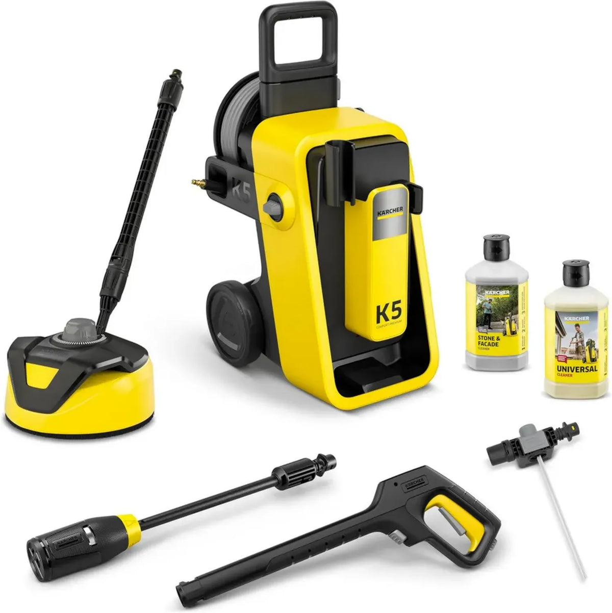 Kärcher Idropulitrice K 5 Premium Home con Multi Jet 4-in-1 e Avvolgitubo