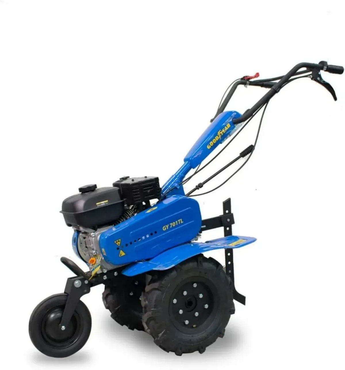 Motozappa a Benzina 212cc 7HP GOODYEAR con 3 Marce e Accessori
