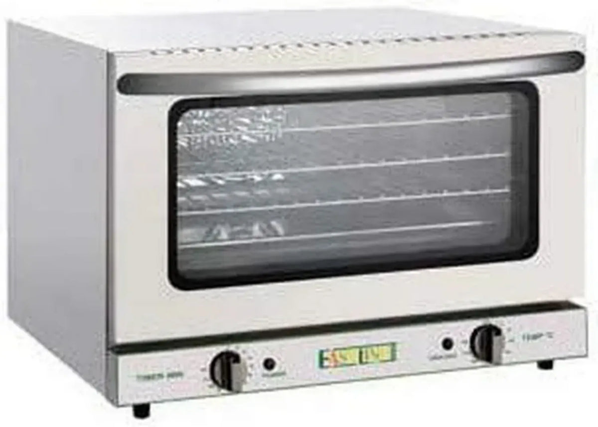 Forno a convezione elettrico professionale per cucina e ristorante, 4 teglie 45x33 cm