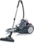 Aspirapolvere ciclonico senza sacco SEVERIN, 800W, 9m, 2,1L, nero-rosso