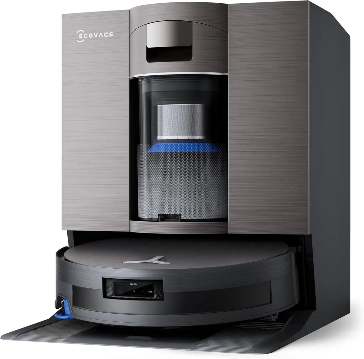 Robot Aspirapolvere ECOVACS X11 OMNICYCLONE con Potenza 19.500 Pa, Lavaggio Avanzato e Svuotamento Automatico