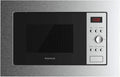 Microonde da Incasso Taurus 20L, 800W con Grill, 5 Livelli di Potenza, Acciaio Inox