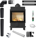 Inserto Camino Kratki Lucy 12 kW con Set Chiusura Tubi