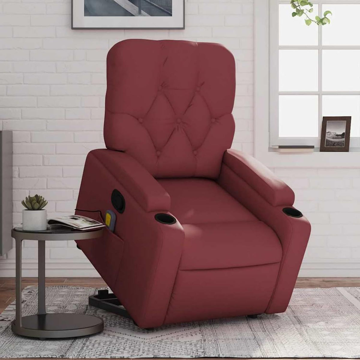 Poltrona massaggiante: rosso, Homgoday