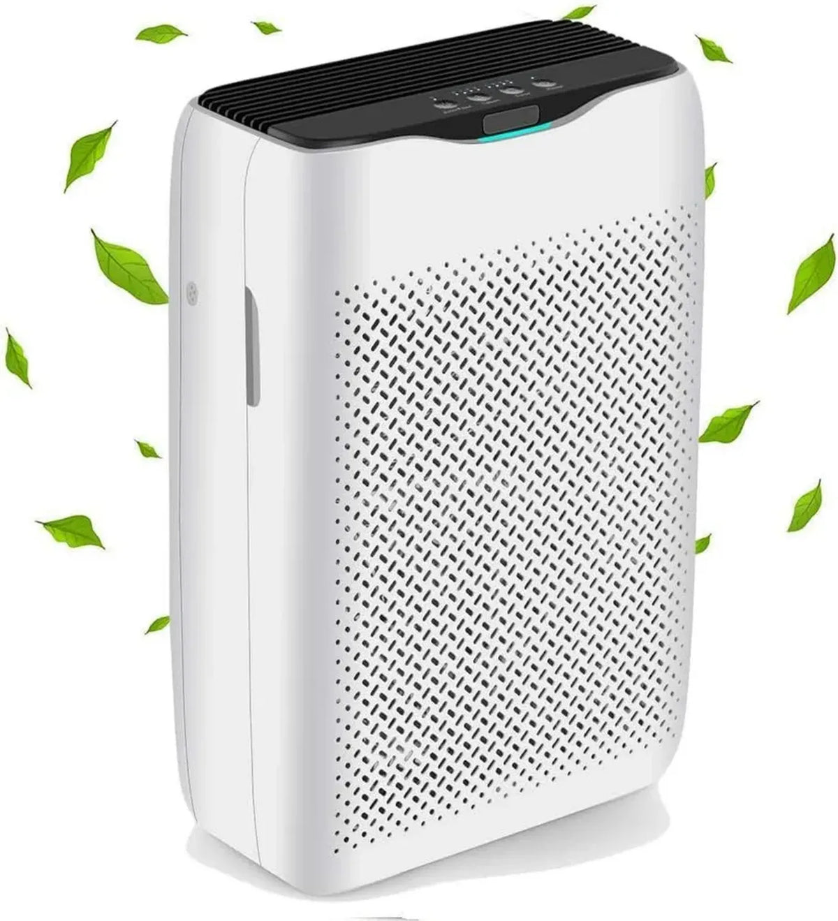 Purificatore d'aria Meykey con filtro HEPA H13, elimina il 99,97% di particelle, modalità automatica e feedback qualità aria, CADR 258m³/h, ideale per ambienti fumatori