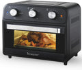 BEPER Friggitrice ad Aria 24L Multifunzione, Air Fryer 4-in-1: Frittura, Grill, Forno e Tostatura, Timer Fino a 60 Minuti, 220°C, Accessori Lavabili, Vetro Doppio Strato