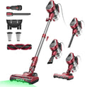 Aspirapolvere con Filo 70KPa Vexilar, 5 in 1 con Luci LED, Ultra-leggero e Portatile, Cavo 7m, Potente per Tappeti e Peli Animali