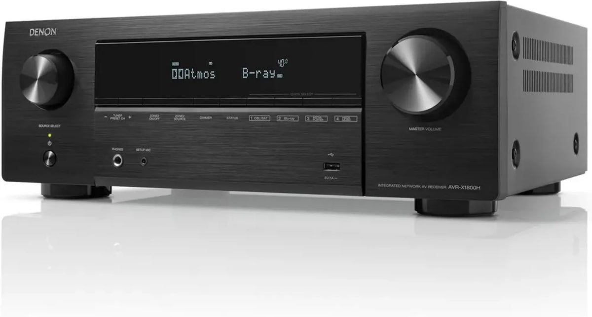 Denon AVR-X1800H Ricevitore AV 7.2 8K Nero con Dolby Atmos e HEOS Integrato