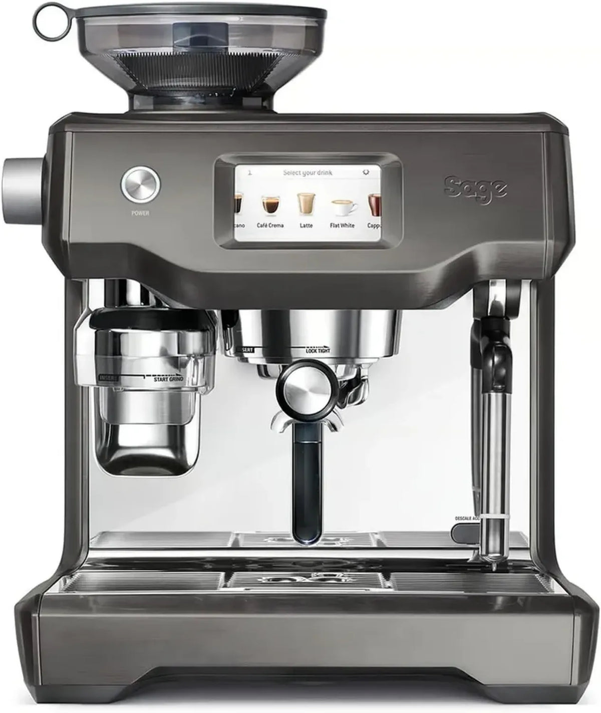 Macchina da Caffè The Oracle Touch con Montalatte Automatico in Acciaio Inossidabile Nero