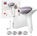 Philips Lumea IPL Serie 8000 - Epilatore a Luce Pulsata con Tecnologia Intelligente, 4 Accessori e Trimmer Satin Compact, Uso con Filo