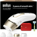 Braun Silk·expert Pro 5 Epilatore a Luce Pulsata con Custodia e Rasoio Venus, 4 Testine Intercambiabili, Epilazione Sicura ed Efficace, PL5382