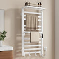 Termoarredo Elettrico da Bagno 1000x500mm, Scaldasalviette con Funzione Costante, 280W, Colore Bianco