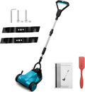 Rasaerba a batteria 18V compatibile Makita, senza batteria, taglio senza spazzole per prati fino a 50m², larghezza 21cm, altezza regolabile 26mm/41mm/56mm