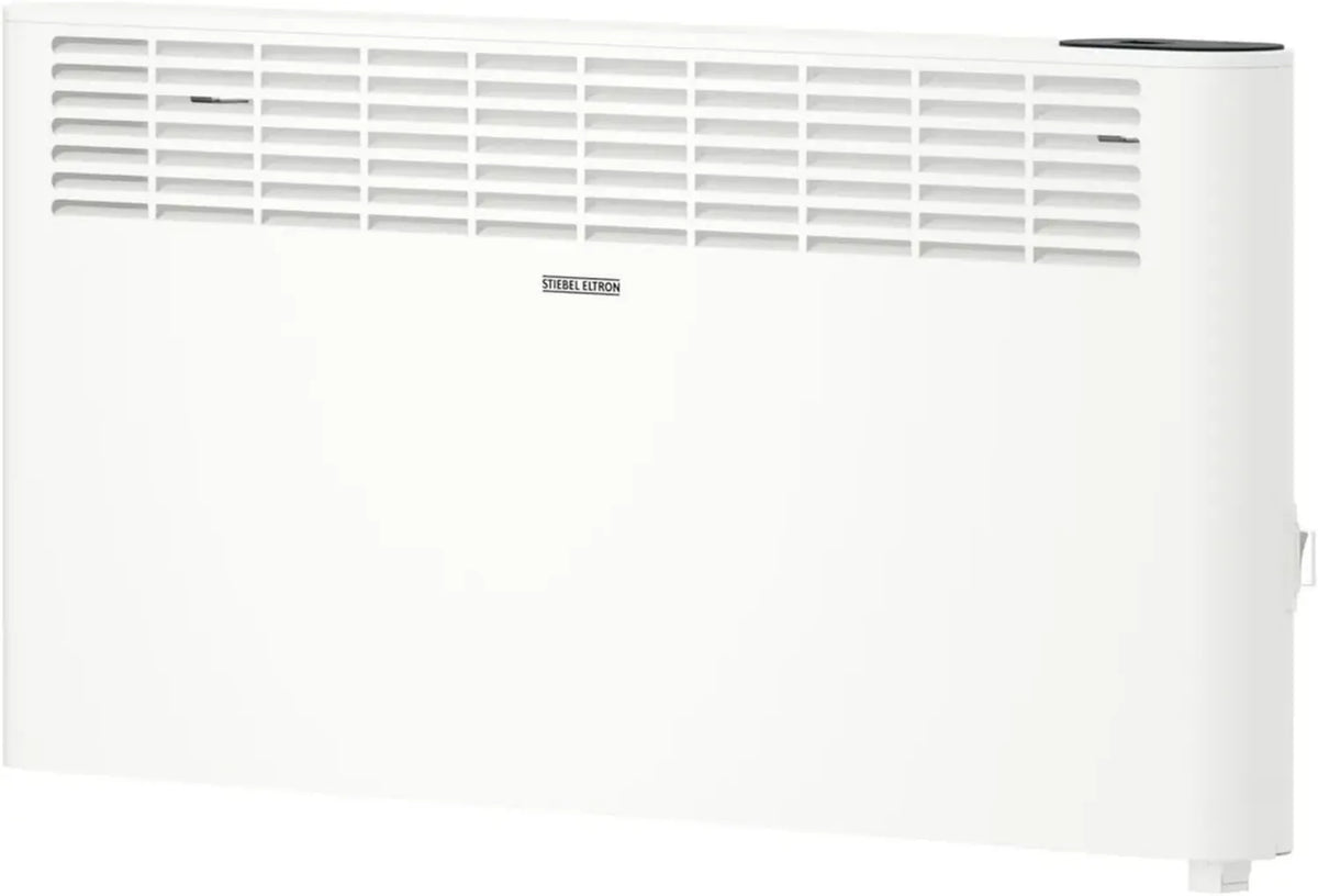 Riscaldatore a Parete STIEBEL ELTRON CNS 2500 Plus LCD, 2500 W, Certificato TÜV, Display Intelligente, Timer Programmabile, Bianco