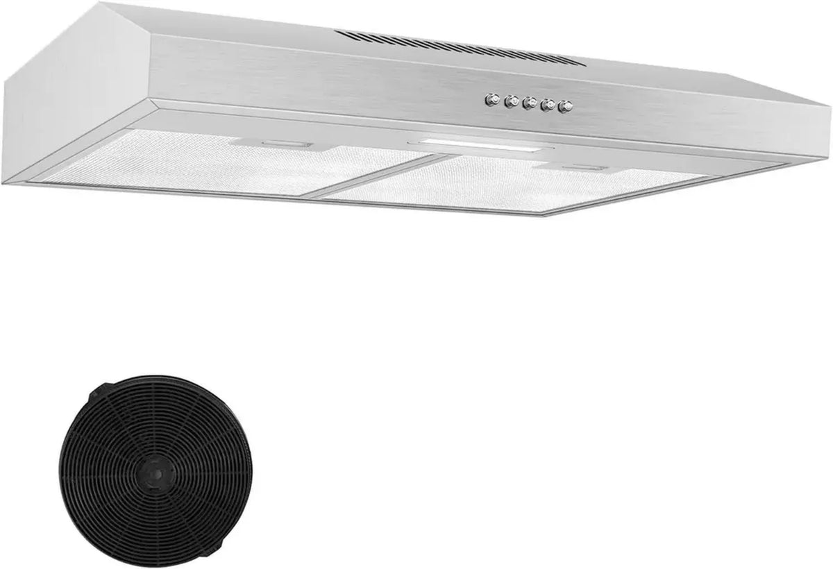 TopStrong Cappa Aspirante Sottopiano 60cm con Filtro a Carboni Attivi, Inox