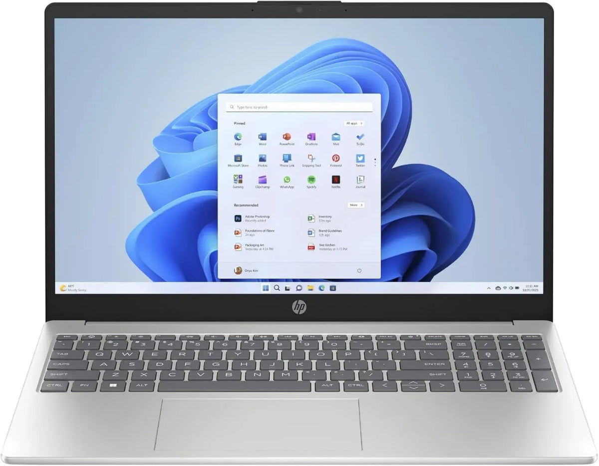 HP Laptop 15' con Ryzen 7, 16GB RAM, 512GB SSD, Display FHD e Windows 11