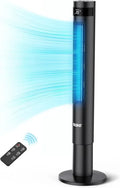 Ventilatore a Torre Senza Pale 43'' YASHE con Telecomando, Oscillazione 85°, Silenzioso 28dB, 3 Velocità e Modalità