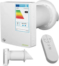 Sistema di ventilazione decentralizzato con recupero di calore, filtro avanzato F7 e connessione WiFi
