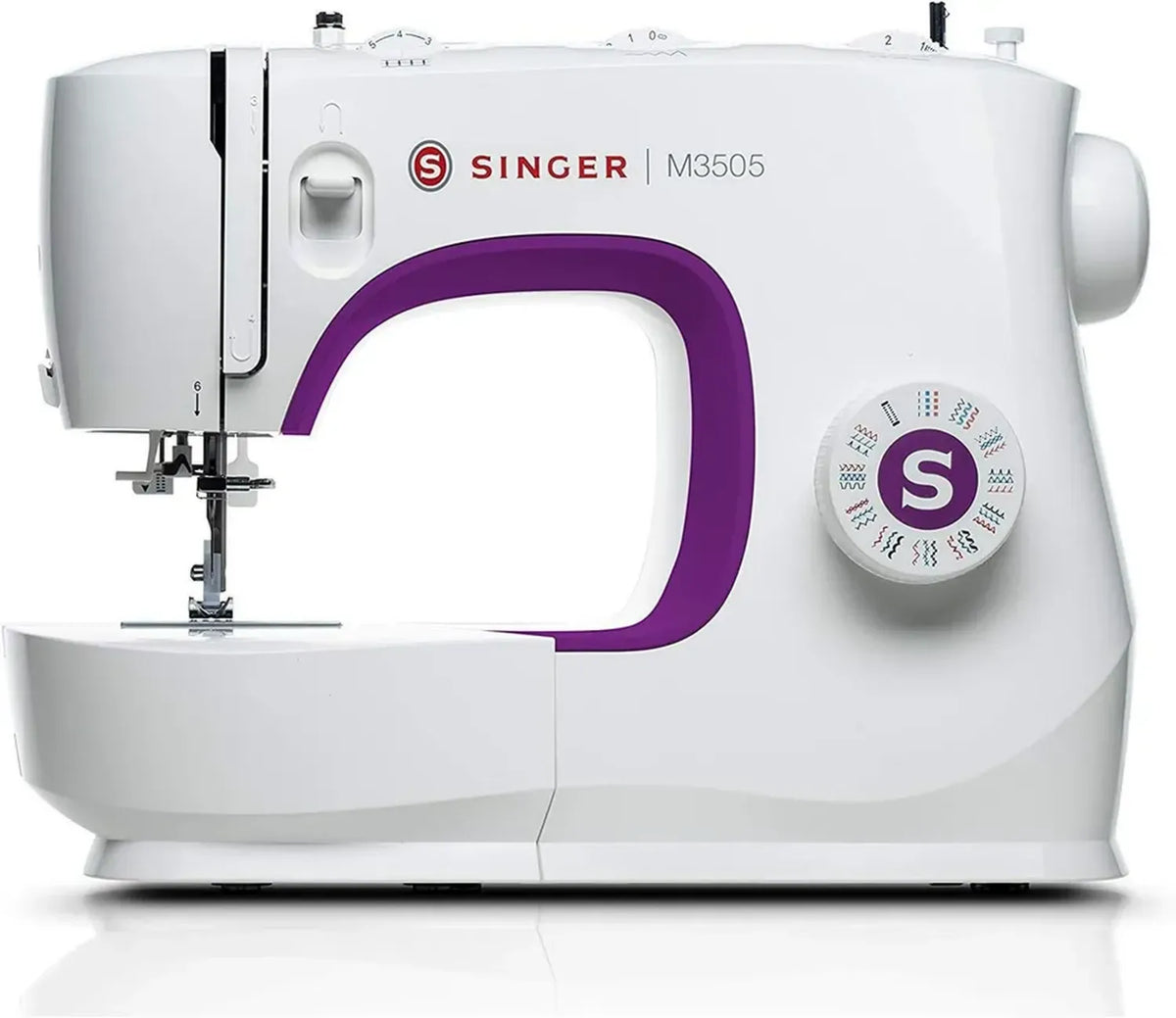 Singer M3505 Macchina da Cucire Elettronica, 34 Punti, Versatile e Compatta