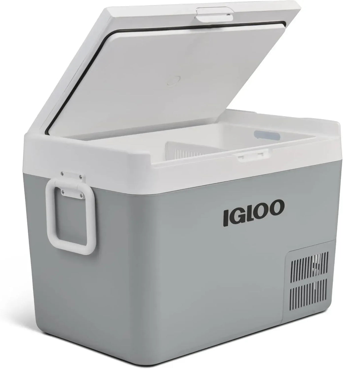 Mini frigorifero Igloo ICF 60 59L con compressore, 12/24V e 230V, da -18°C a 20°C per auto, camion, barca e camper