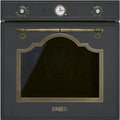 Forno Elettrico Incasso 70L Antracite Ventilato con Grill Classe A