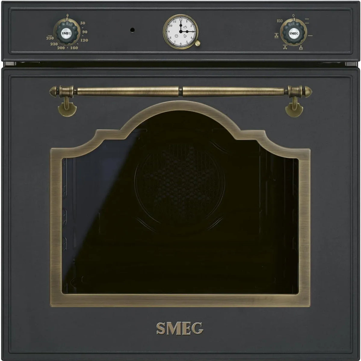 Forno Elettrico Incasso 70L Antracite Ventilato con Grill Classe A