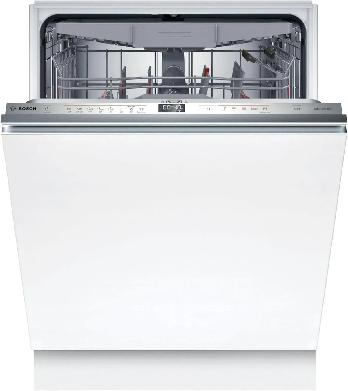 Bosch Serie 6 Lavastoviglie Smart Integrata, Funzione EcoSilence, Cestelli Regolabili, Acciaio Ecologico, 60 cm
